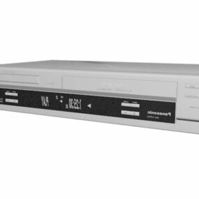 パナソニック DVD プレーヤー VCR レコーダー 3D モデル