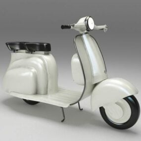 Motorlu Scooter 3d modeli