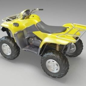 Modello 3d del quad dell'ATV