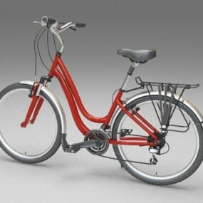 Vélo utilitaire contemporain modèle 3D