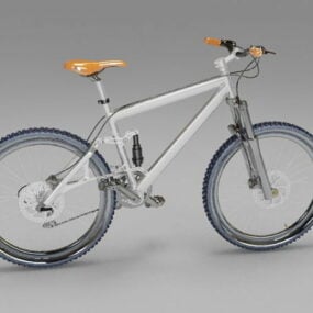 Modelo 3d de bicicleta de montanha