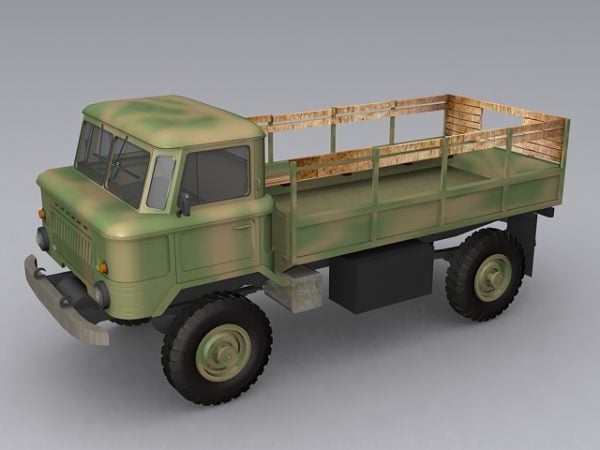 Russian Gaz-66 Truck