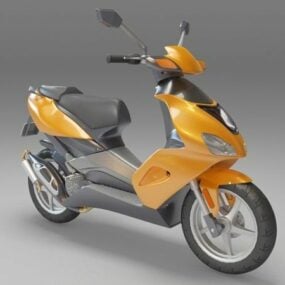 Mopomoottoripyörän 3d-malli