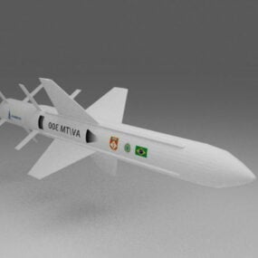 Avtm-300 Cruise Missile 3D-malli