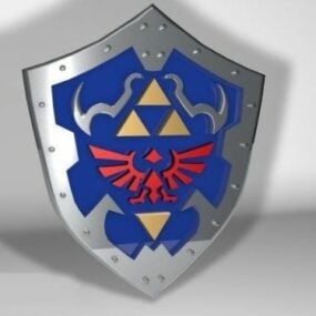 مدل 3 بعدی Zelda Hylian Shield