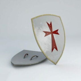 Crusader Shield τρισδιάστατο μοντέλο