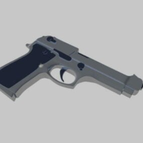 مدل سه بعدی پیستول Beretta M9