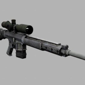 Mk11狙击步枪3d模型
