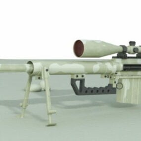 M200 Intervention Sniper Rifle 3d μοντέλο