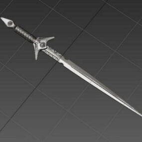 Mô hình thanh kiếm Excalibur 3d