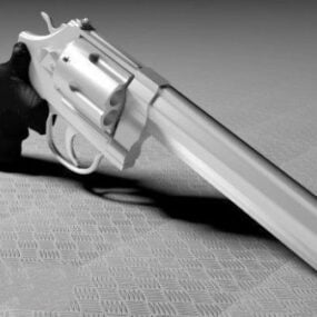 3д модель пистолета Магнум