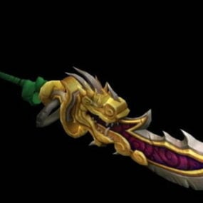 Chinese Polearm 3d model