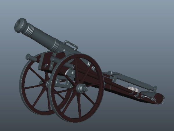 French Artillery Cannon
