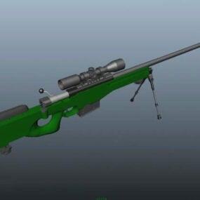 Modelo 3D de rifle de atirador AWP