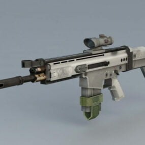 Mk17 저격 소총 3d 모델