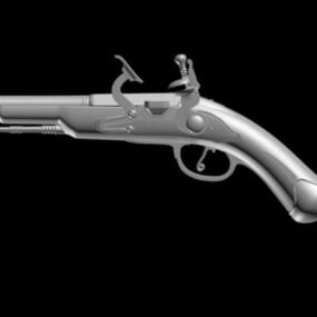 Flintlock Pistol 3d model