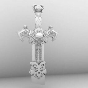 3D model Broken Sword Blade