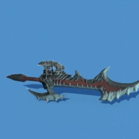 Fantasy Dagger 3d-modell