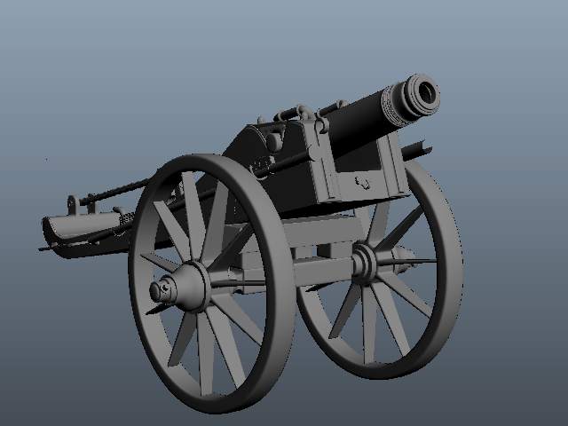 Старые артиллерийские орудия