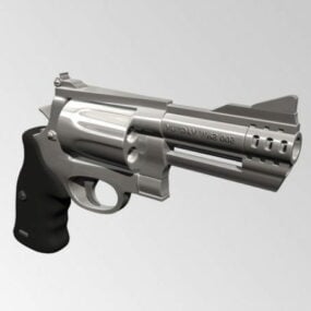 Model 3D Revolver Gun