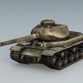 ロシアの Is2 戦車 3D モデル
