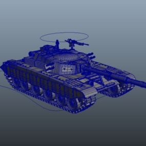 Nowoczesny model czołgu 3D