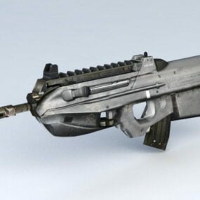 Fn F2000 Bullpup Assault Rifle 3d model