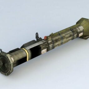 火箭发射器武器3d模型