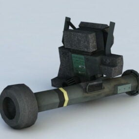 Bazooka Launcher 3d-malli