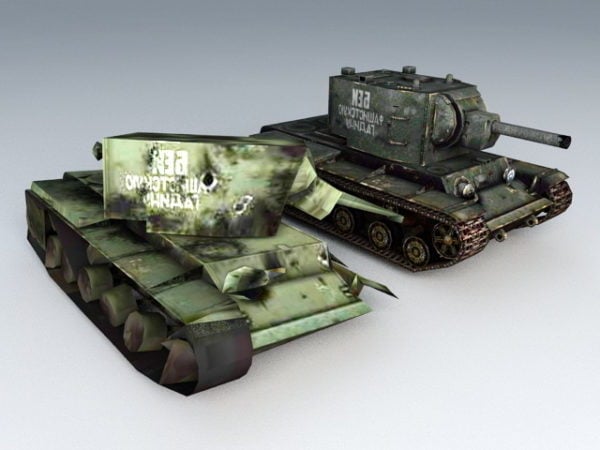 Kv-2 Tanks en vernietigd