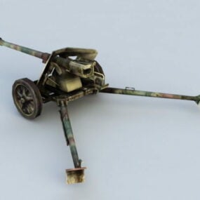 Pak 40 対戦車砲 3D モデル