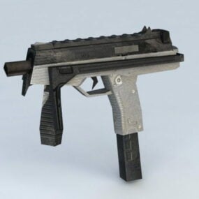 Submachine Pistol 3d malli