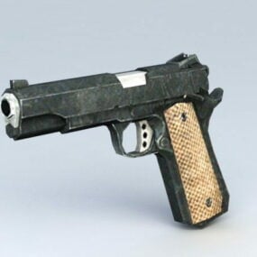اسلحه پیستوله Walther P99 مدل 3d