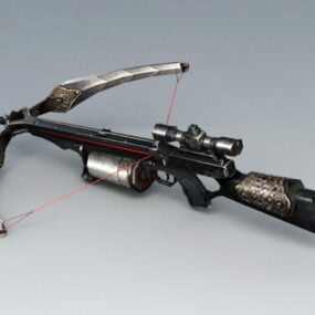 Bogengewehrwaffe 3D-Modell
