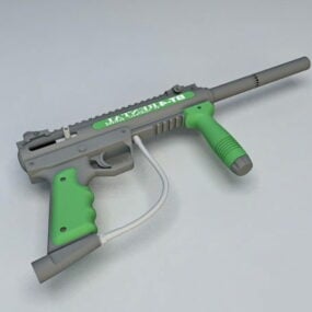 Pistola de paintball Bt4 modelo 3d