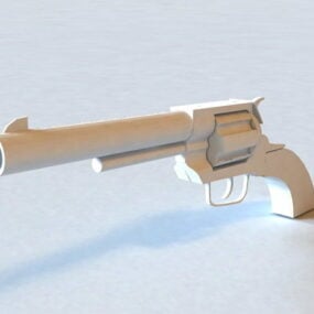 نموذج مسدس أسطواني متأرجح ثلاثي الأبعاد
