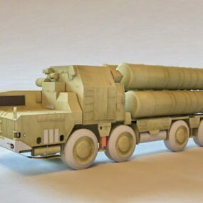 S-300 Missile System דגם תלת מימד