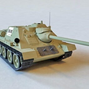 Su-85 tankvernietiger 3D-model