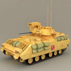 3D model bojového vozidla pěchoty Bradley