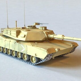 نموذج دبابة أبرامز M1a2 ثلاثي الأبعاد