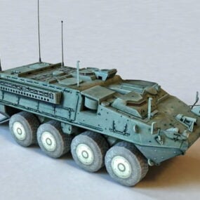 Iav Stryker 戦闘車両 3D モデル