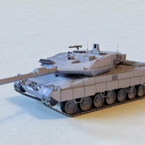 Tysk Leopard 2 Tank 3d-modell