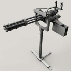 Vulcan automatisch kanon 3D-model
