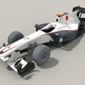 Sauber F1 Car 3d model