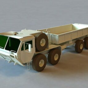 3D model těžkého taktického nákladního vozidla s rozšířenou mobilitou