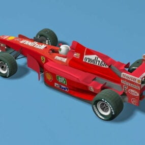 Ferrari F399 Formel 3 bil XNUMXd-modell