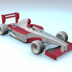 老式F1赛车3d模型