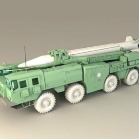 Scud Missile Launcher 3d-modell