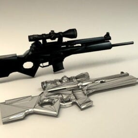 8д модель снайперской винтовки Sl3