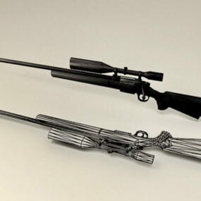 M25 Sniper Weapon System 3d-modell